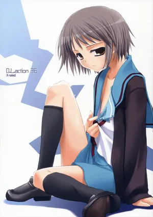 (C74) [Digital Lover (Nakajima Yuka)] D.L. Action 36 (DL-SOS Soushuuhen) (The Melancholy of Haruhi Suzumiya) [Russian] [Kyosuke]