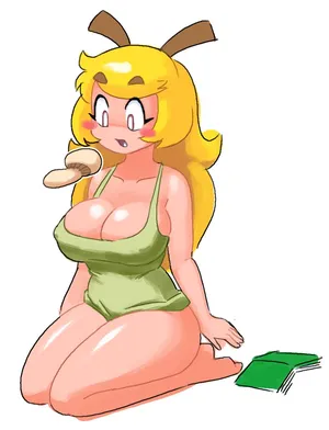 [Minus8] Goombella Blowjob (Paper Mario)